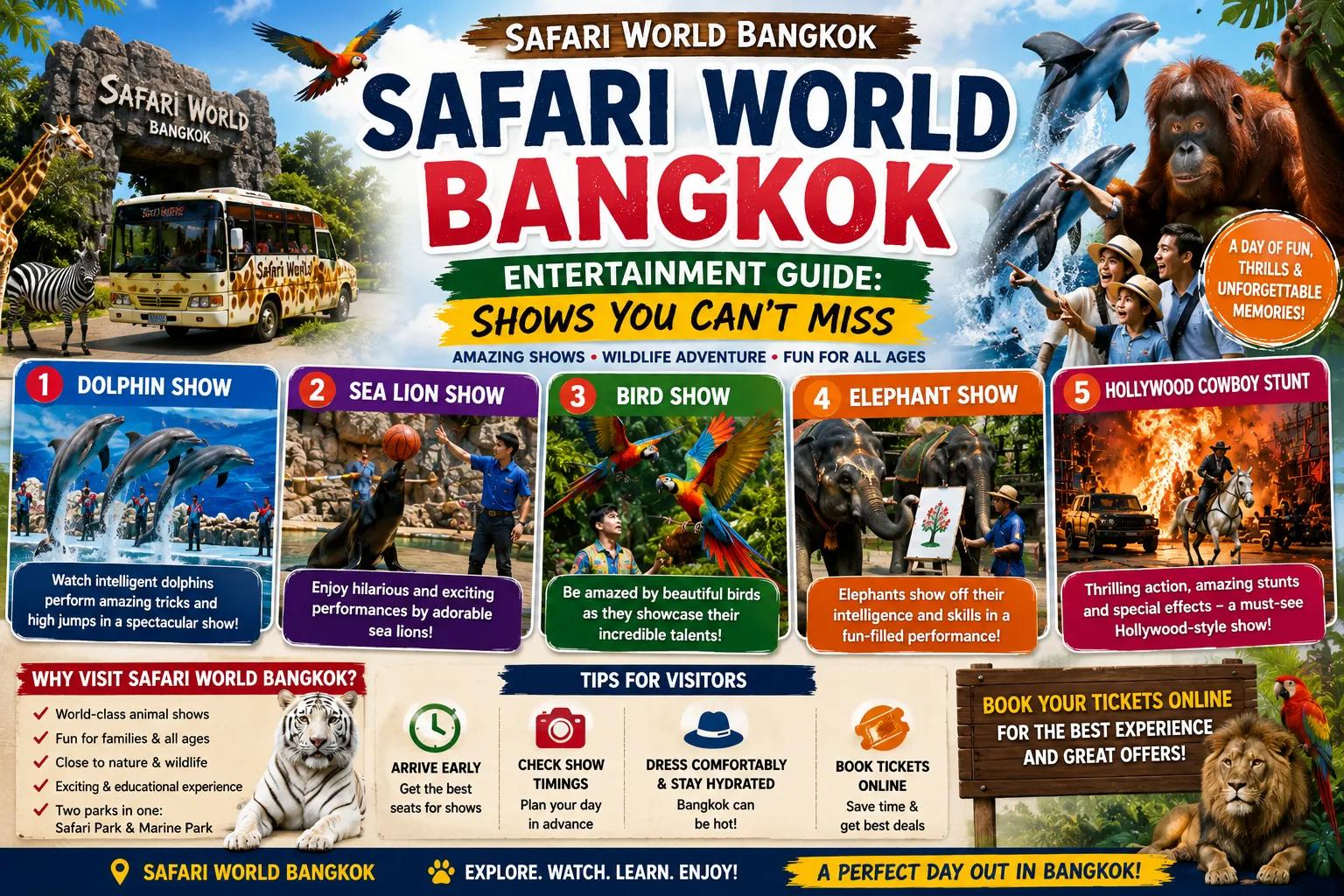 Safari World Bangkok Entertainment Guide: Shows You Can't Miss